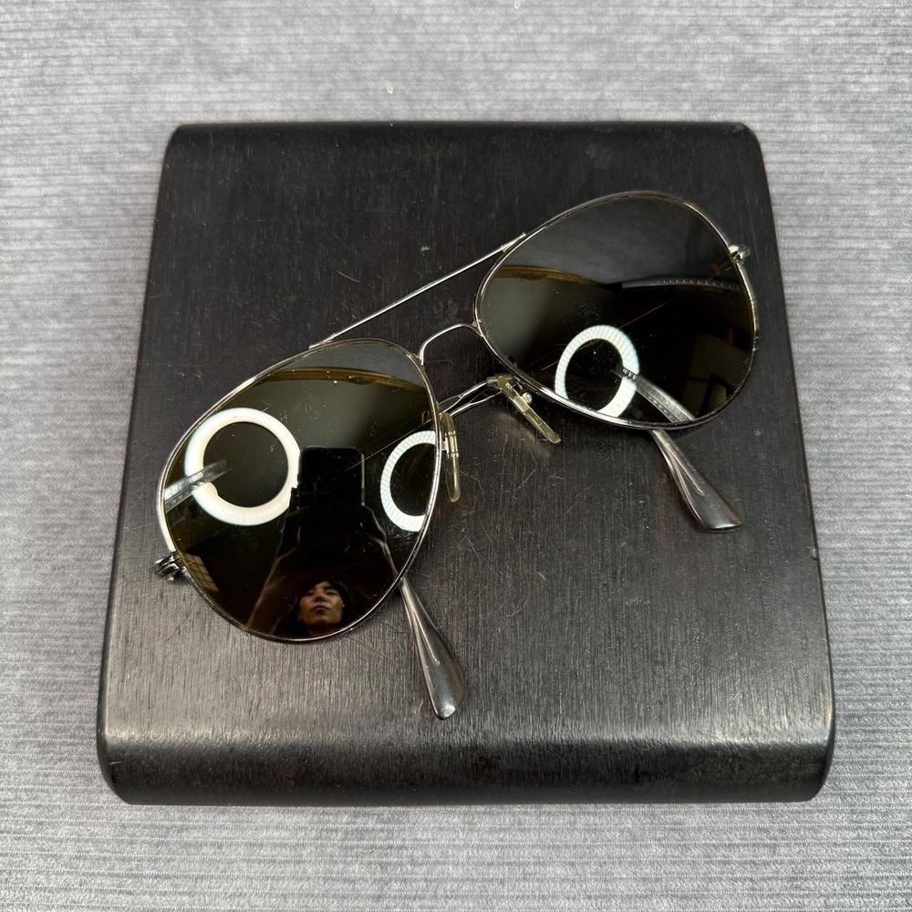 Varnet Pouilloux Paris Vintage Aviator Sunglasses Gold Made in France Eyewear - Picture 6 of 14
